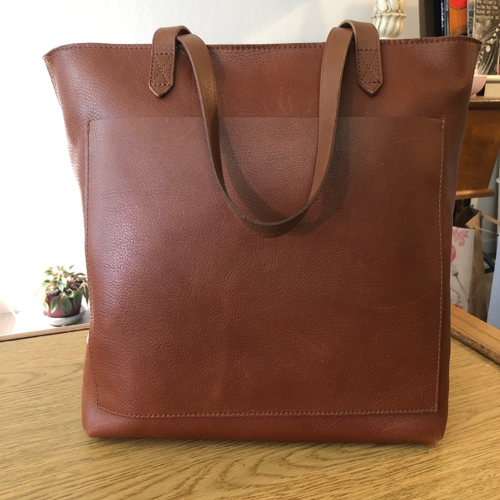 Madewell Medium Zip Top Transport Tote